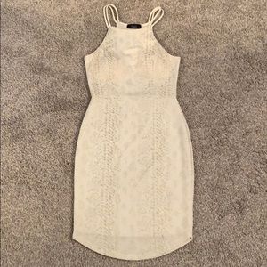 Trac Women’s Dress White With Gold Size M